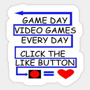 Video Games Everyday Sticker